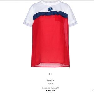 $800 Prada TSHIRT top size small